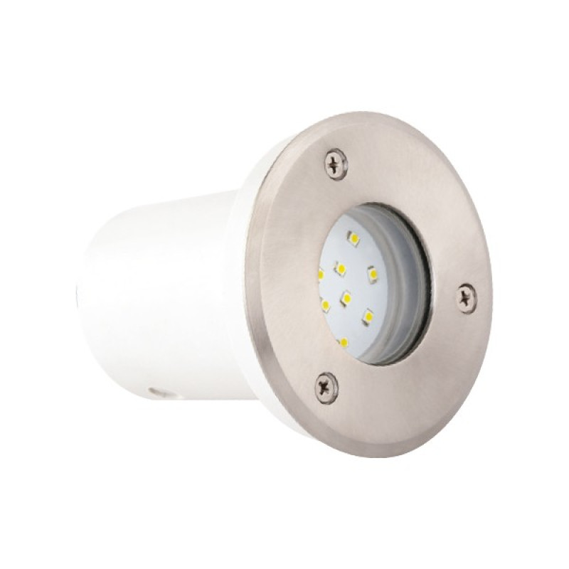 Світильник тротуарний LED 1,2W мат.хром.білий