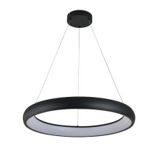 Підвісна світлодіодна люстра Horoz Electric ESSENCE 48W 4000K чорна