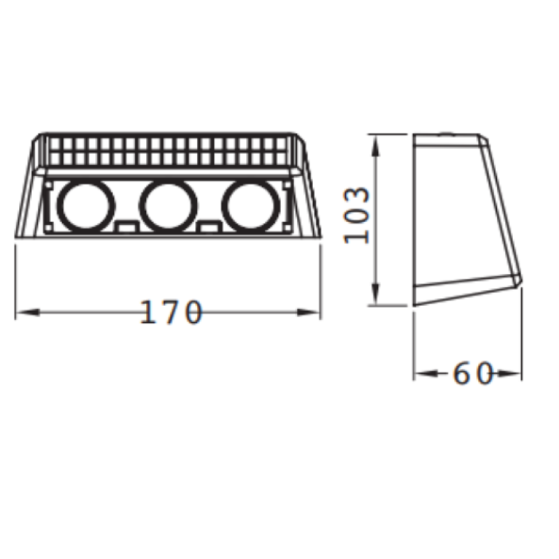 Фасадний LED світильник на сонячній батареї MALIBU-6 3CCT 078-017-0006