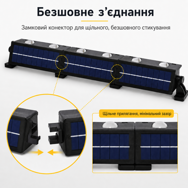 Фасадний світлодіодний світильник на сонячній батареї Horoz Electric MOLECUL-4 4W 4200K IP65