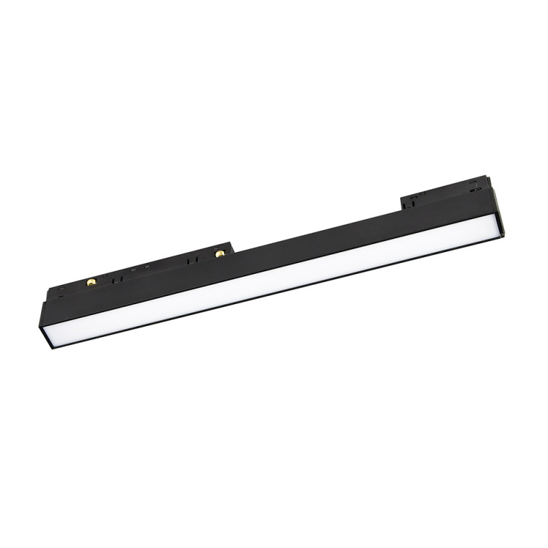 Світильник трековий лінійний магнітний MAGNET-LM1 12W 4200K  48V DC чорний