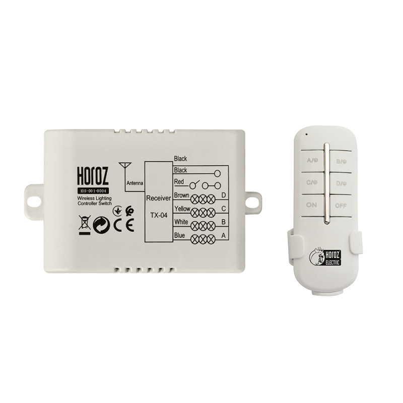 Пульт для люстр Чотирьохлінійний max 300W