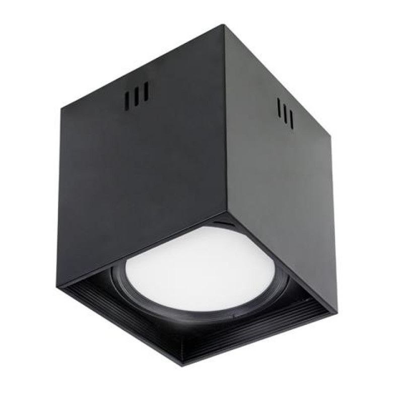 Світильник накладний квадрат."SANDRA-SQ10"  10W 4200K чорний