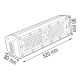 Світильник світлодіодний для високих стель вологозахищений LED "ZEUGMA-100" 100 W 6400К