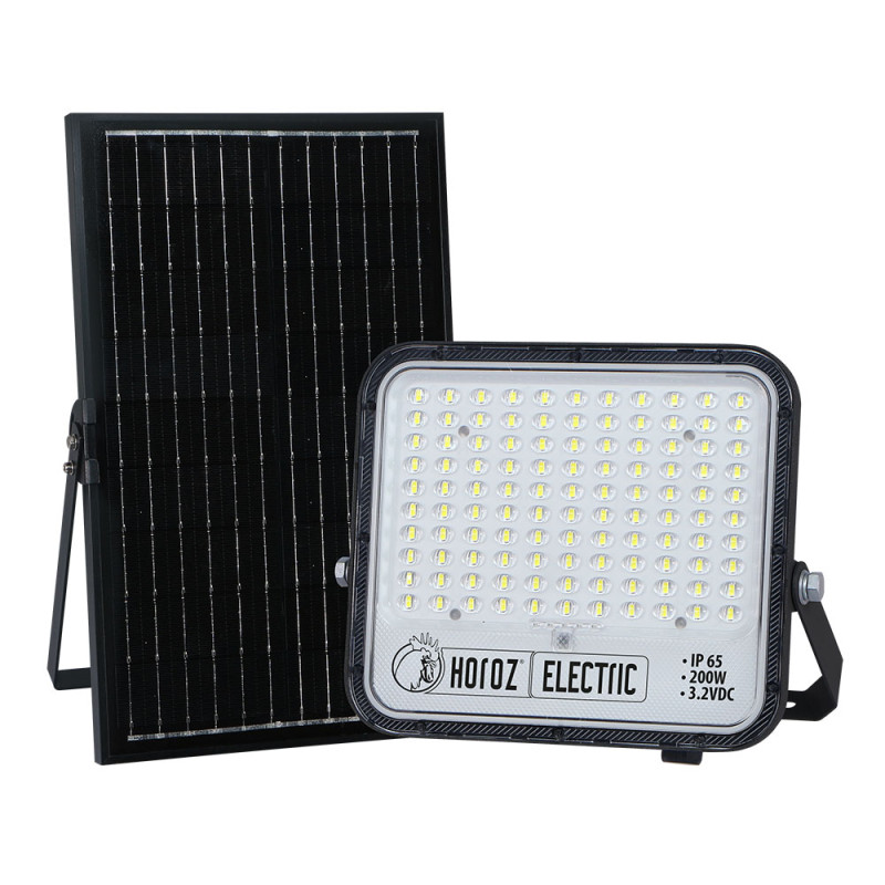 Прожектор світлодіодний на сонячній батареї "TIGER PRO-200" 200W 6400K